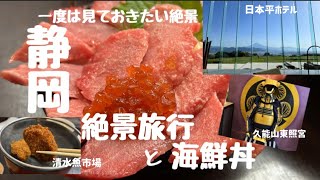 【静岡旅行】絶品！本マグロ丼を食べる！一度は見ておきたい絶景！/絶景旅行/食べ歩き/日本平ホテル宿泊