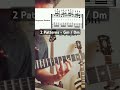 2 patterns gm dm guitar lesson guitarra guitarlesson