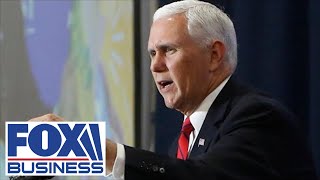 Pence delivers remarks at Workers for Trump event