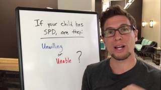 Does your child with SPD seem unwilling, stubborn, or defiant?  (Sensory Processing Disorder)