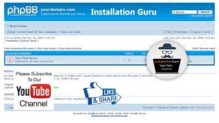 How to install PhpBB3 on localhost (Php Basic tutorial)