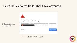 Step-by-Step Guide to Authorizing Google Apps Script