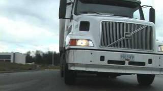 OUTRAGEOUS CONTROL OF A SLIDING SEMI TRUCK AND 53 FT. TRAILER!