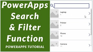 PowerApps Search and Filter Functions