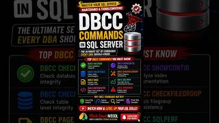DBCC Commands in SQL Server | #sql #job #coding | Made Simple MSSQL