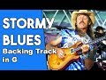 Stormy Monday Blues Backing track in Gm