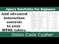 jQuery DataTable Tutorial With Materialize CSS Design For Beginners