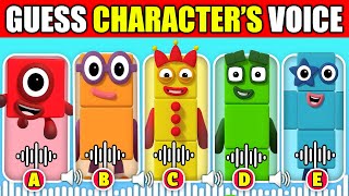 🔊IMPOSSIBLE Guess The NUMBERBLOCKS Character By Their Voice Quiz! |  One, Two, Three