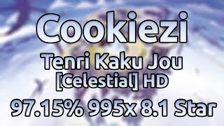 Cookiezi | a_hisa - Tenri Kaku Jou [Celestial] HD 97.15% 995/1437x 10xMiss ★8.1