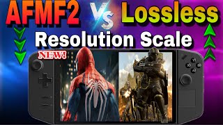 Lenovo Legion Go AFMF 2 VS Lossless Resolution Scale FPS Test Which Is King?