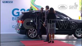 WATCH: President Lula Welcomes President Tinubu, First Lady To Opening Of G20 Summit In Brazil