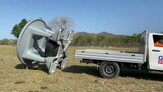 Gough Plastics AllPoly Feeder Easy to Load On and Off the Ute