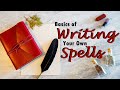 Basics of Writing Spells For Beginners || Simple Witchy Things #pagan #witch #magic