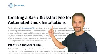 Creating a Basic Kickstart File for Automated Linux Installations