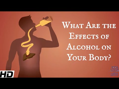 Which of the following is an effect of intoxication on the human body?