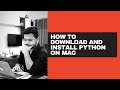 How To Install Python 3 On MAC-Python Tutorials For Beginners