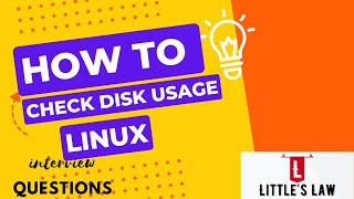 How to Check Disk usage in Linux? #linuxinterviewquestions #performancetesting #interviewquestions