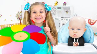 Diana and Roma New Funny Stories for kids with brother Oliver