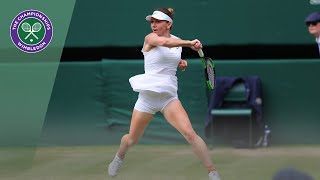 Simona Halep vs Elina Svitolina Wimbledon 2019 semi-final highlights