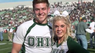 Sibling Cheerleaders at Ohio University