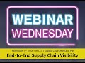 SCM Webinar Wednesday 17 February 2021 | End-to-End Supply Chain Visibility | PwC