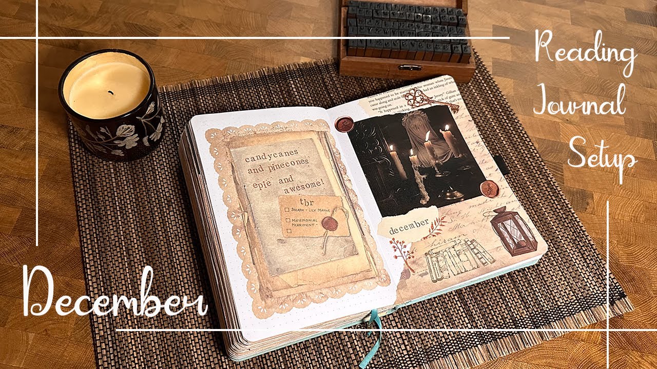 December Reading Journal Setup Youtube