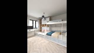 有見過呢種搭配嗎？#睡房設計 #組合床櫃設計 #裝修設計 Fantastic Space Saving Ideas