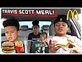 ME & MY LITTLE BROTHER & SISTER TRIED THE TRAVIS SCOTT MCDONALDS MEAL!!! *MUKBANG*