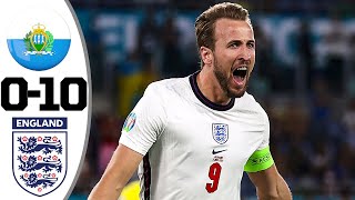San Marino vs England 0-10 Highlights | World Cup Qualification 2022