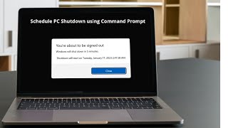 Schedule a Auto PC Shutdown Using Command Prompt