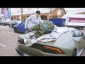 Picking up a Christmas tree with my Lamborghini