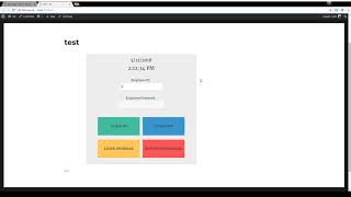 WordPress Time Clock Plugin