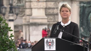 Der Nationalfeiertag: Rede von Verteidigungsministerin Klaudia Tanner (26.10.2020)