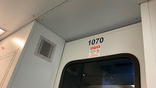 PATCO Speedline Train #1070 Ride (Front Rainy POV) Full Eastbound Ride To Lindenwold NJ (10/03/2022)