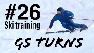 【GS turns】Ski training | #26 #キロロリゾート #gsturn #思い出skiing