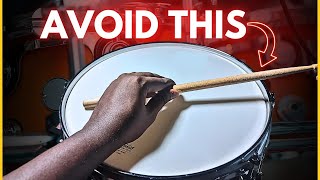 Drummers, Stop doing this. It doesn't sound good!