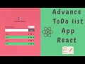 ToDo list app in react | simple project for beginners | tailwind css