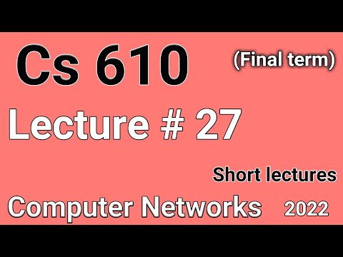 Cs610 Lecture 27 Cs610 Short Lectures Cs610 Final Term Preparation Cs610 Lecture 27 Cs610 Short Lectures Cs610 Final Term Preparation
