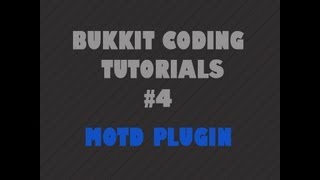 Bukkit Coding Tutorial #4 - Gun Plugin