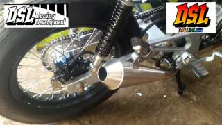 Review Knalpot Custom Japstyle Full Stenlis || DSL MUFFLER RACING DEVELOPMENT