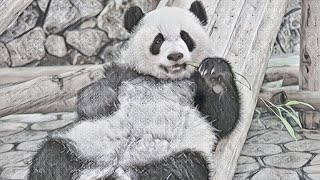 彩浜　良浜ママとの楽しかった日々　ママありがとう　8 months until giant panda baby alone.