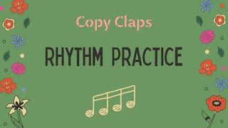 💟Clap Along Rhythm Practice (Sixteenth Notes) 回音節奏練習 (16分音符)