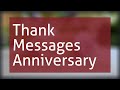 Thank You Messages For Anniversary Wishes