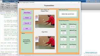 Video steganography using improved LSB matlab project source code
