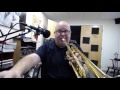 gold plate adams a4lt trumpet demonstration by trent austin from austin custom brass