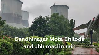 Gandhinagar's beautiful Mota Chiloda and the road 2023 by Rosily