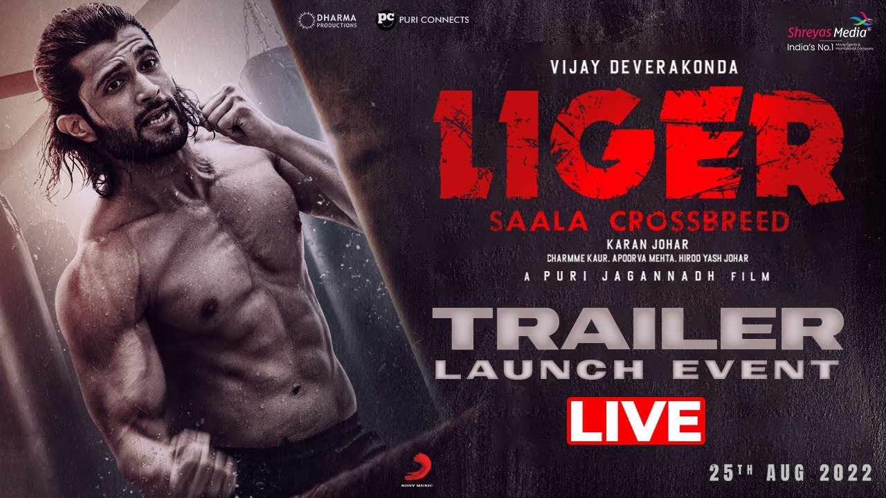 LIGER Trailer Launch Event Live | Vijay Deverakonda | Puri Jagannadh ...