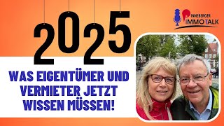 🏠 2025: Was Eigentümer und Vermieter jetzt wissen müssen! 🏠