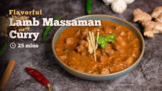 Lamb Massaman Curry | Lamb Curry | Easy Lamb Curry for Lunch | Cookd