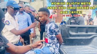 Sa Fenk Tonbe! Komisè Elioth Fenk Mete Anba Kòd Yon Gwo Brakè Nan Ville Aux Cayes, Tande Aksyon l